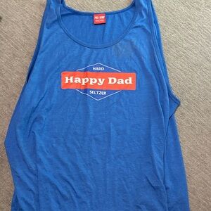 Happy Dad Blue Tank Top